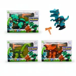 dinosaure 14 cm a assembler 4 modèles assortis jouet enfant