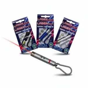 porte-clés laser 3-en-1 LED UV gadget multifonction