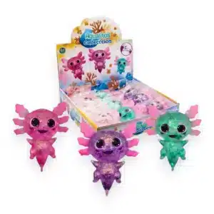 Axolotl anti-stress gel 10 cm 3 couleurs assorties
