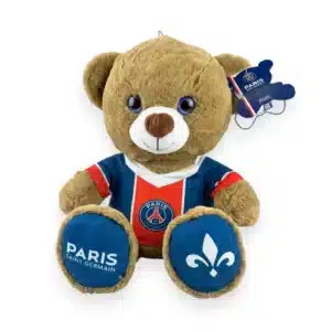 Peluche officielle ours PSG 28 cm Paris Saint-Germain