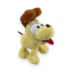 Peluche chien humoristique 25 cm langue tirée ultra douce