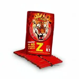 chaine de petards Le Tigre Z 40 coups K1