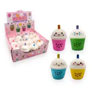 Kawaii Bubble Cup anti-stress 9 cm assortis